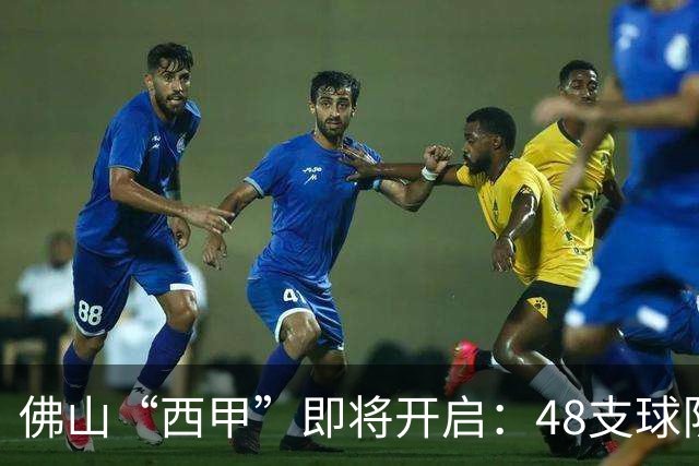 佛山“西甲”即将开启：48支球队在云秀山展开激烈角逐！